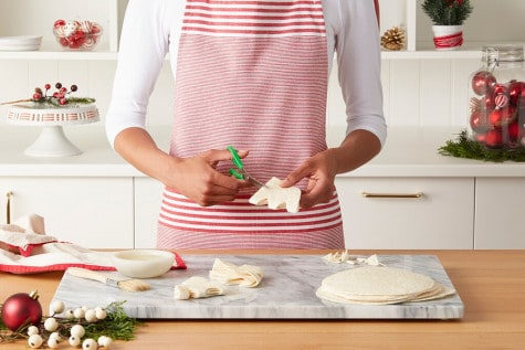 Copos de nieve de tortilla con NUTELLA® - Paso 1