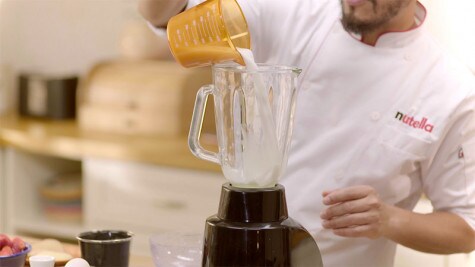 Crepa de tapioca con NUTELLA® - Paso 1