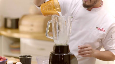 Crepa de tapioca con NUTELLA® - Paso 1