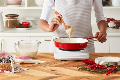 Mini Hotcakes de 4 ingredientes con crema de avellanas NUTELLA® - paso 2