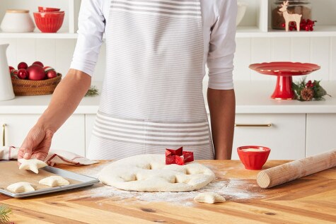 Muffin inglés en forma de estrella con NUTELLA® - Paso 2