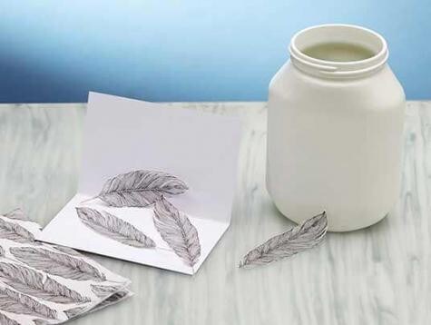 Tarro para maquillaje - paso 1