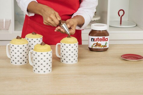 Mug Cake con Nutella® paso 5