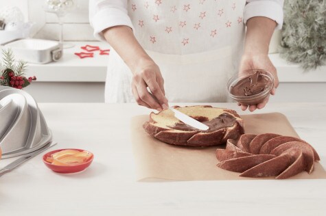 Pastel navideño de naranja con Nutella® paso 5