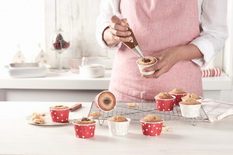 Cupcakes de avellana con Nutella® paso 3