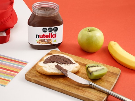 Dinosaurio con Nutella® - paso 1