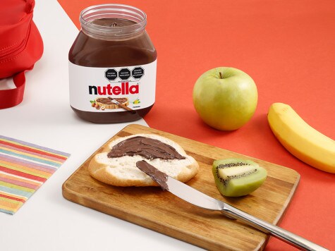 Dinosaurio con Nutella® - paso 1