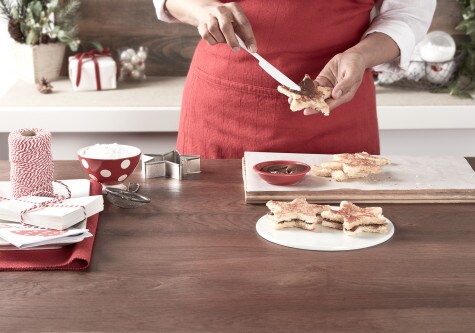 Estrellas de Tostadas francesas con Nutella® 4 | Nutella Estrellas de Tostadas francesas con Nutella® 4 | Nutella
