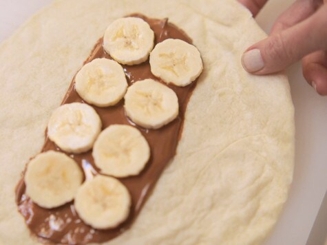 burritos nutella con platano paso 2