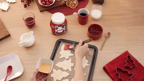 Mini Árbol de Hojaldre de Nutella® 2