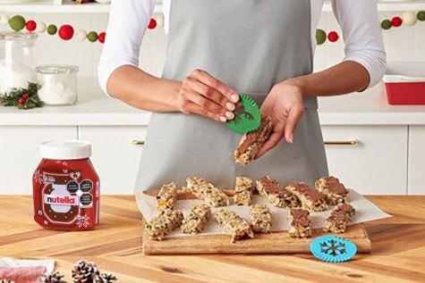 Barras de granola sin gluten y sin hornear con NUTELLA® - Paso 3