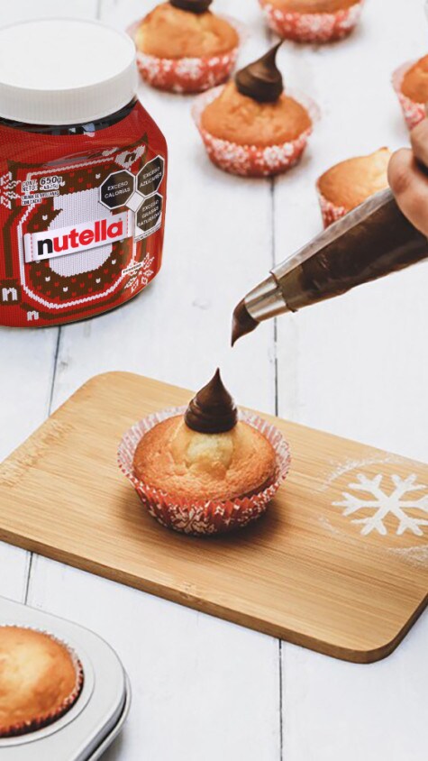 Muffins festivos de Nutella® Step 3 | Nutella®