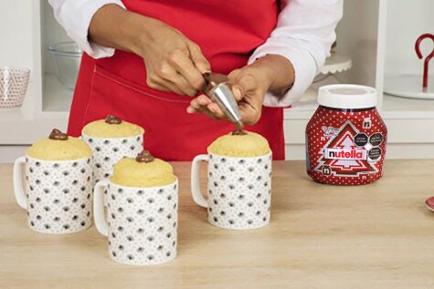 Mug Cake con Nutella® paso 5