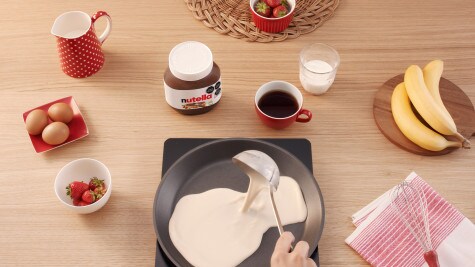 Nutella®  para crepas enrolladas 2