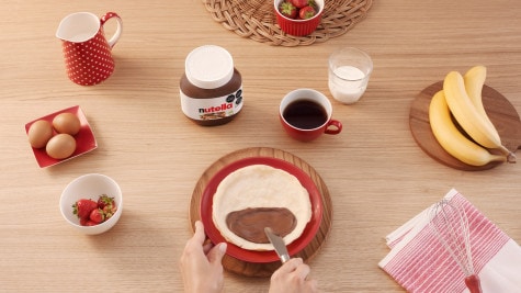 Nutella®  para crepas enrolladas 3