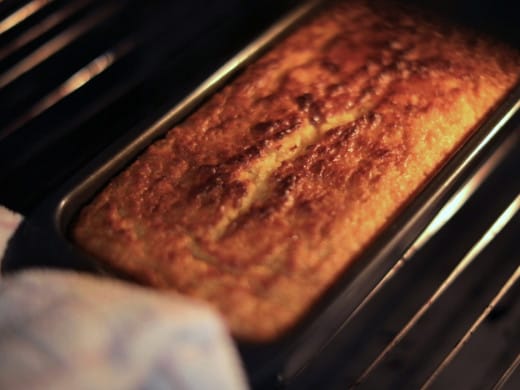 Pan de elote con NUTELLA