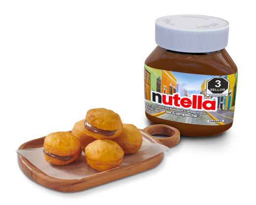 buñuelos campechanos con Nutella