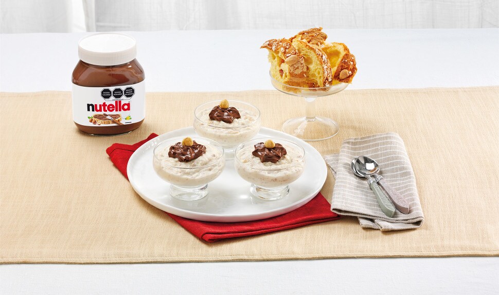 Panqué semifrío con Nutella® 