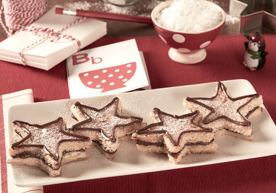Estrellas de Tostadas francesas con Nutella® | Nutella Estrellas de Tostadas francesas con Nutella® | Nutella