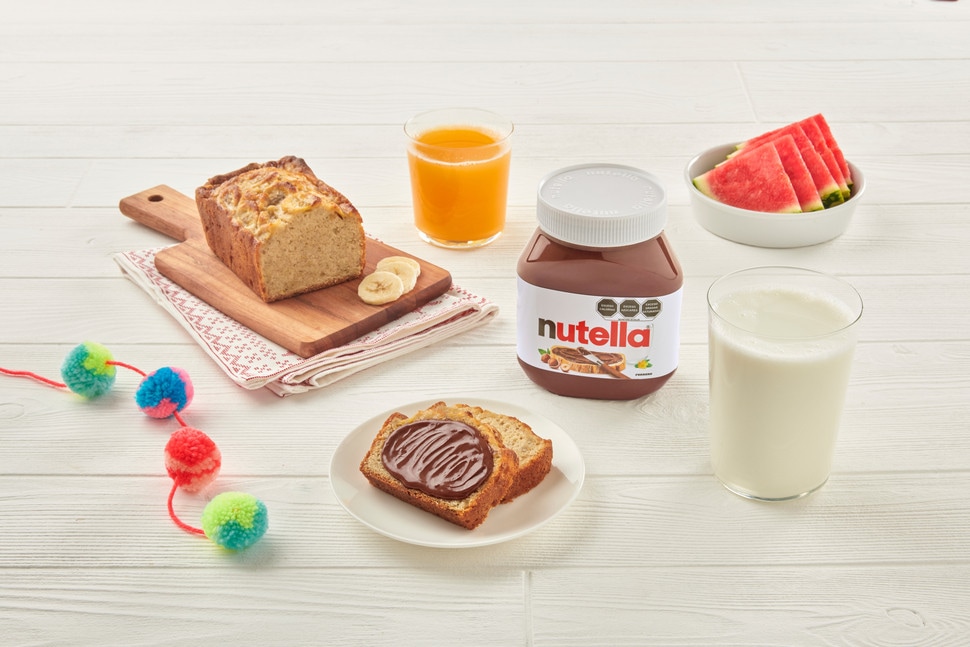 Pan de Plátano con Nutella®
