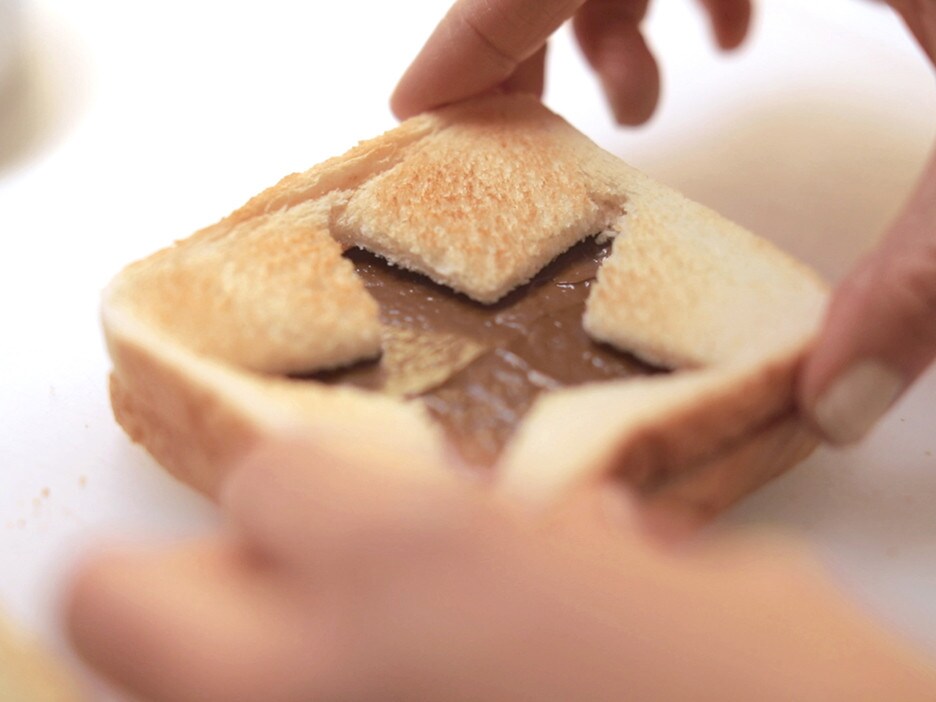 SANDWICH DE ESTRELLA NUTELLA step 3