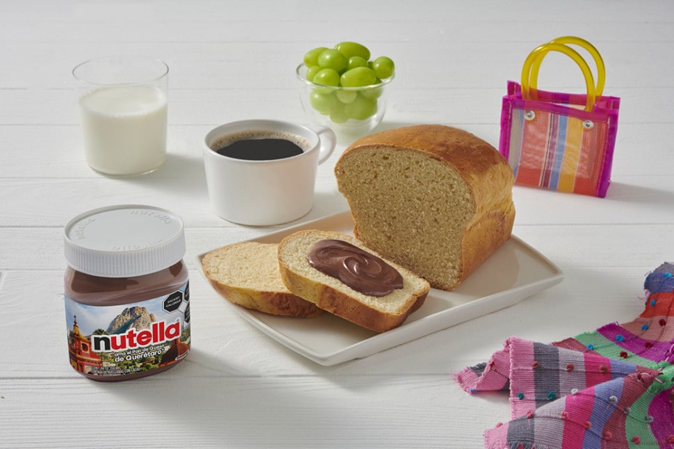 Pan de queso con Nutella