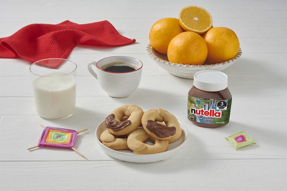 Pemoles con Nutella