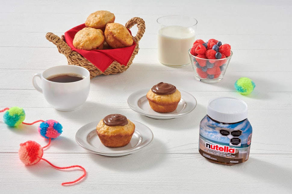 Bollitos de plátano con Nutella®