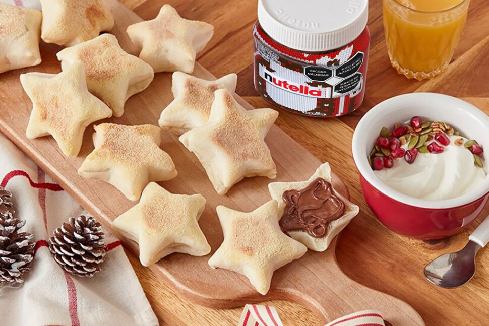 Muffin inglés en forma de estrella con NUTELLA®