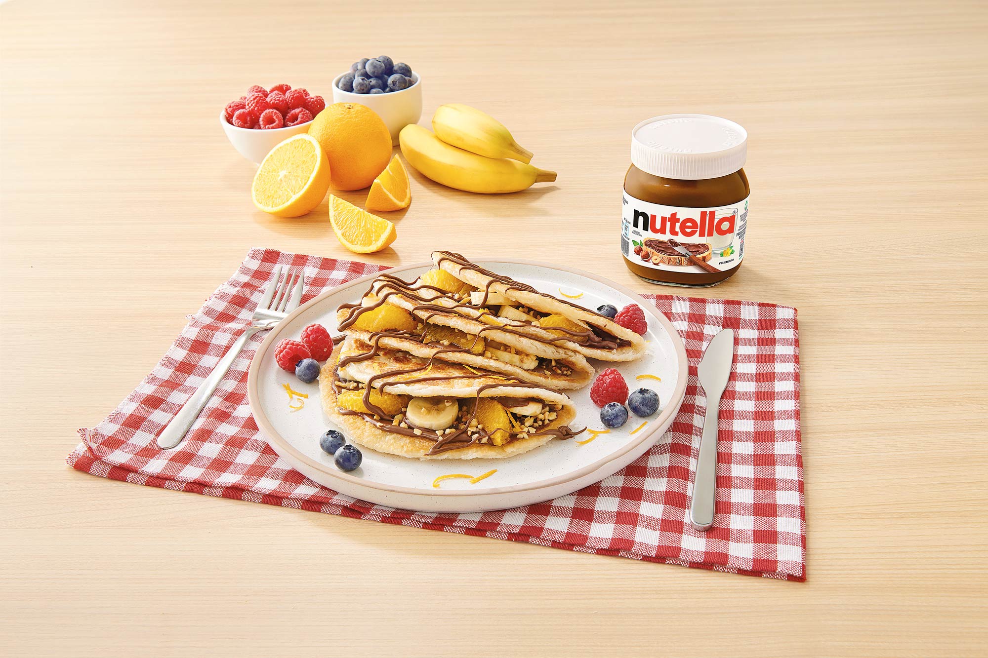 Nutella Paratha Pocket