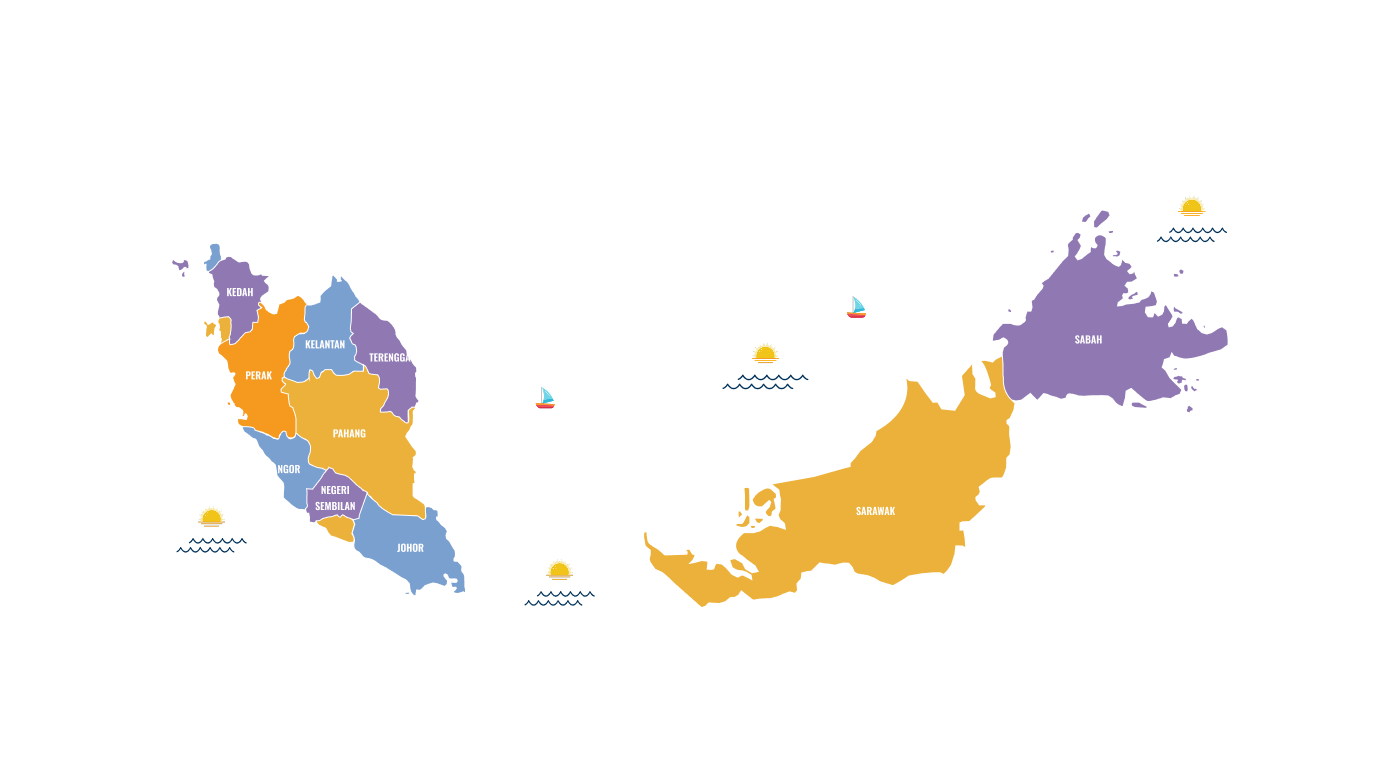 Summer Map Malaysia