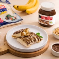 Nutella Pisang S’mores Wrap Garing by Chef Tommy
