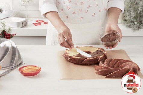 Christmas Orange Bundt Cake with Nutella® step 5