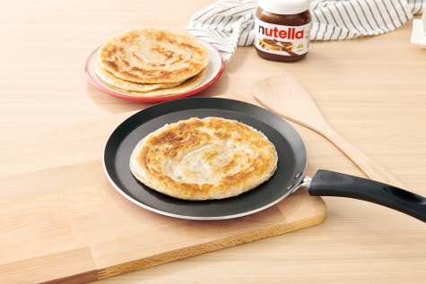 Nutella Paratha Fruit Wrap