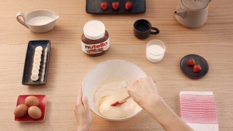 Fluffy pancakes by Nutella 2