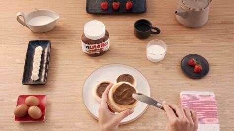 Fluffy pancakes by Nutella 4