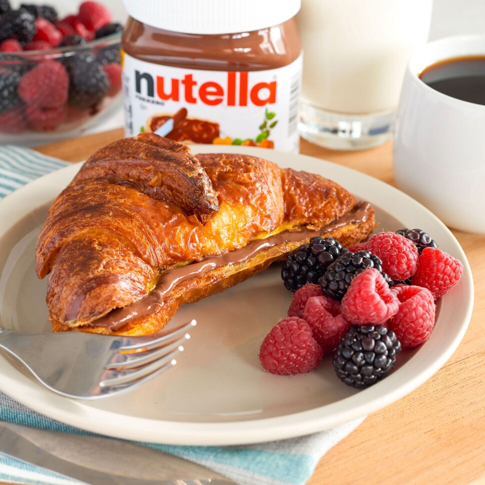 Croissant French toast with Nutella®