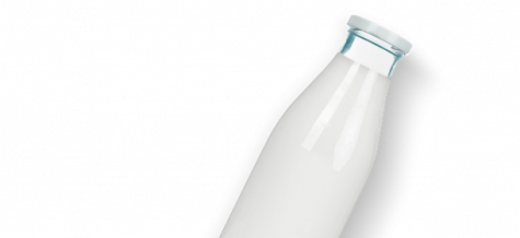 Fles gepasteuriseerde melk | Nutella