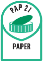Logo recyclebare papieren schijf | Nutella