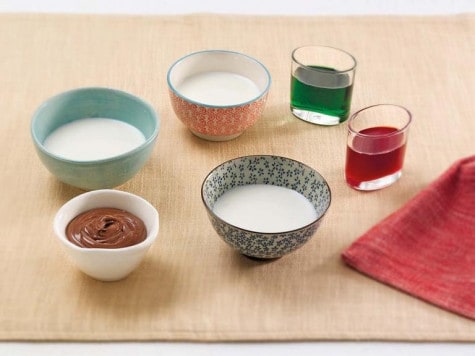 Pannacotta tricolore met Nutella® - STAP 1