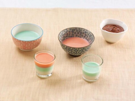 Pannacotta tricolore met Nutella® - STAP 2