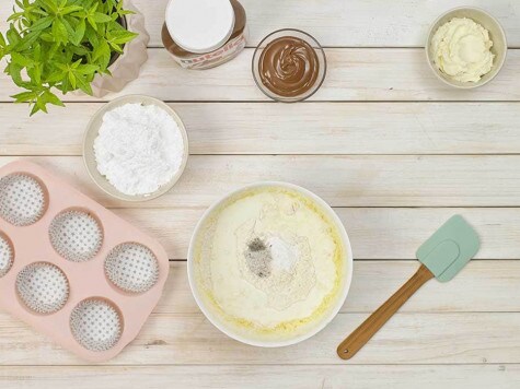 Cupcakes met glazuur en Nutella® - Stap 3