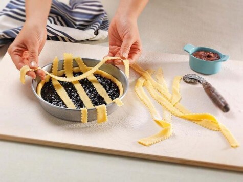 Taart met Nutella® en blauwe bessen - STAP 3 Taart met Nutella® en blauwe bessen - STAP 3