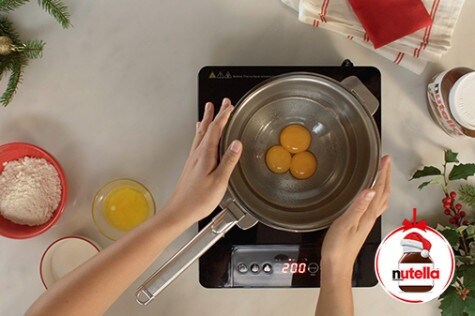 Limoenmango kerststronk met Nutella® 1 | Nutella Limoenmango kerststronk met Nutella® 1 | Nutella