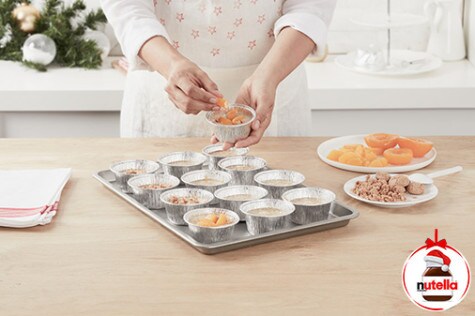 Perzik- en amarettotaartjes met Nutella® 3 | Nutella