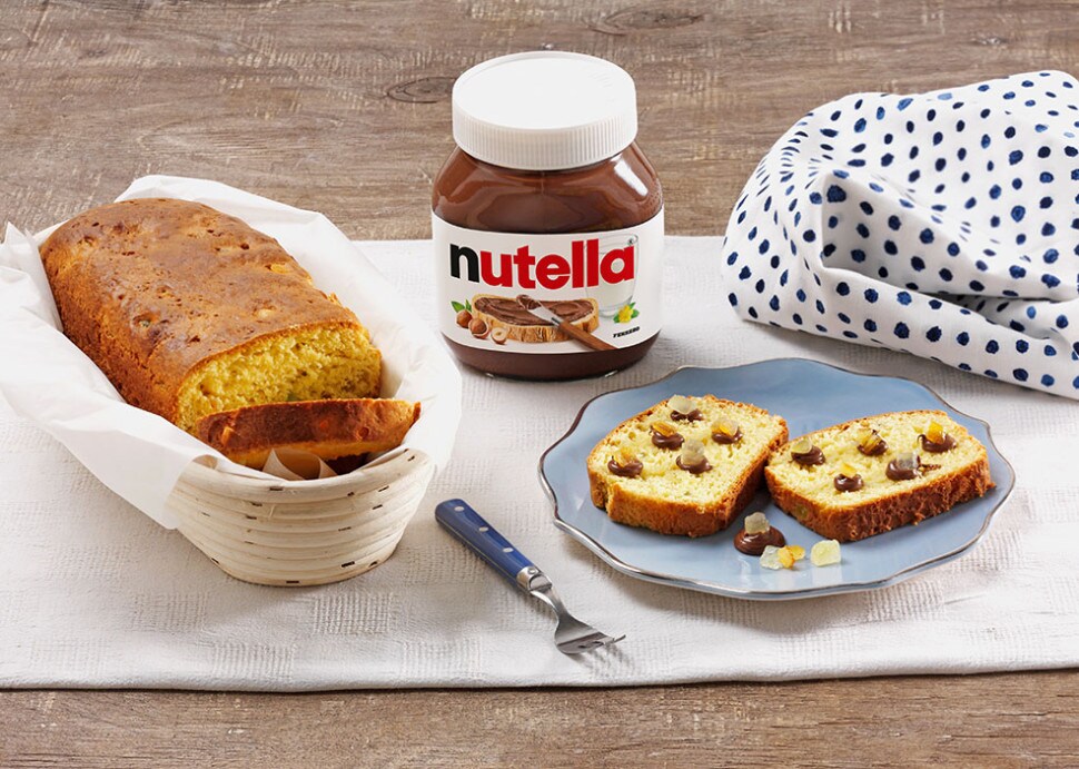 Brioche met Nutella® en gekonfijte citrusvruchten