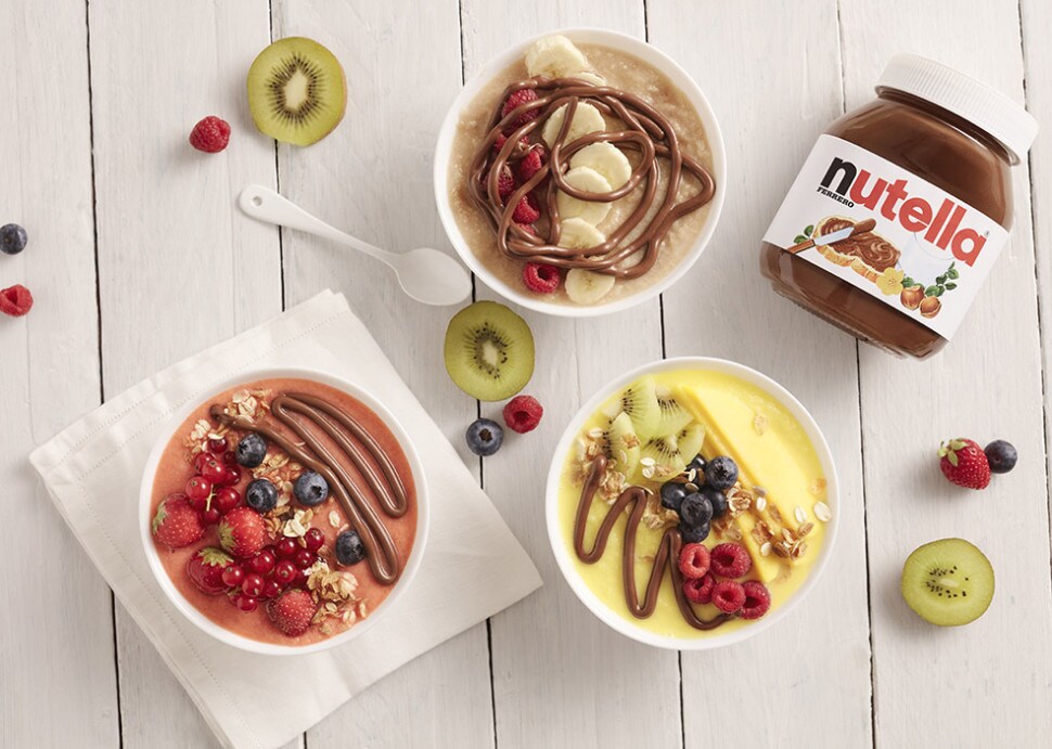 Smoothie bowls met Nutella® Smoothie bowls met Nutella®