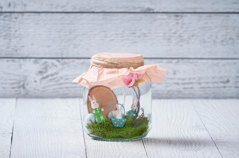 Nutella-jar-creative-easter-step-4 Do it Yourself Events ideas. Nutella® Creative Easter Jar: step 4