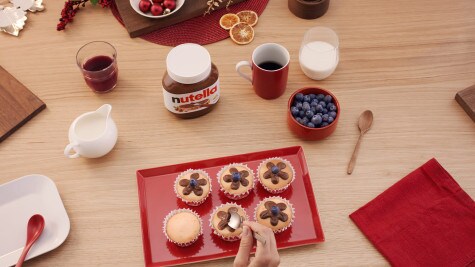 Christmas Flower Cupcake by Nutella® 4