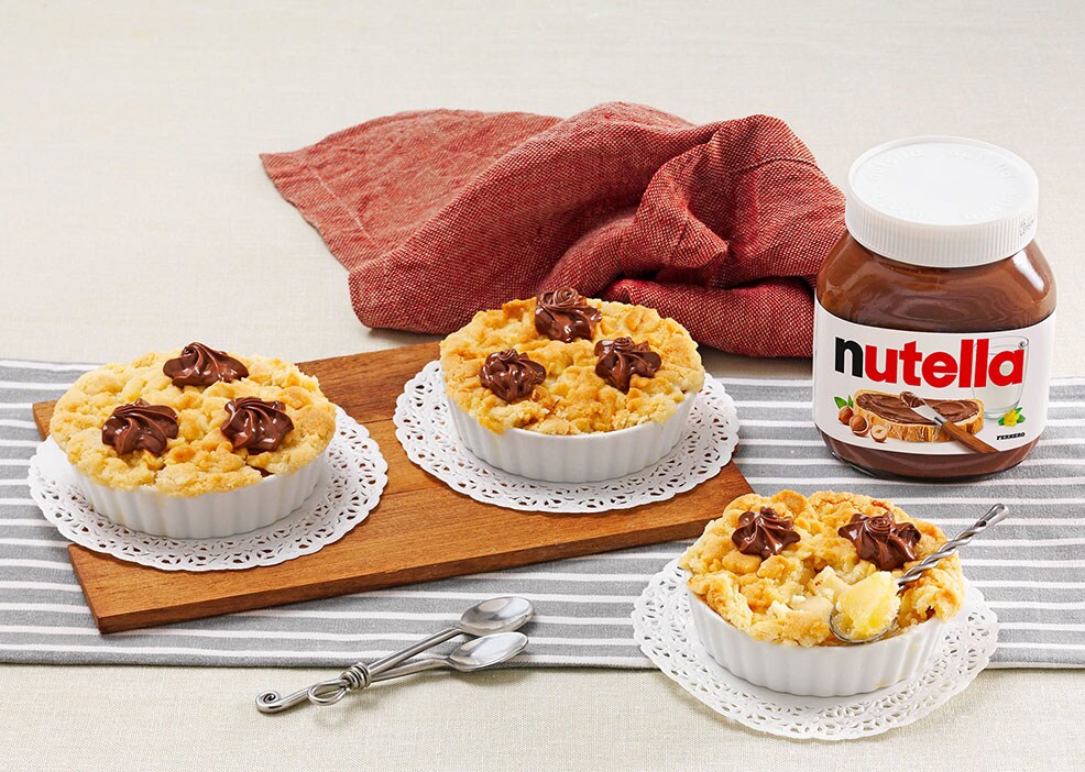 Apple Crumble with Nutella®